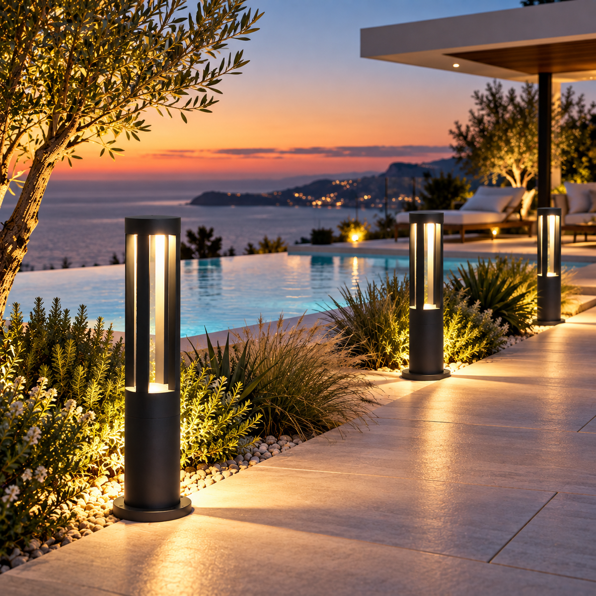 Lampadaire LED Extérieur - Orea