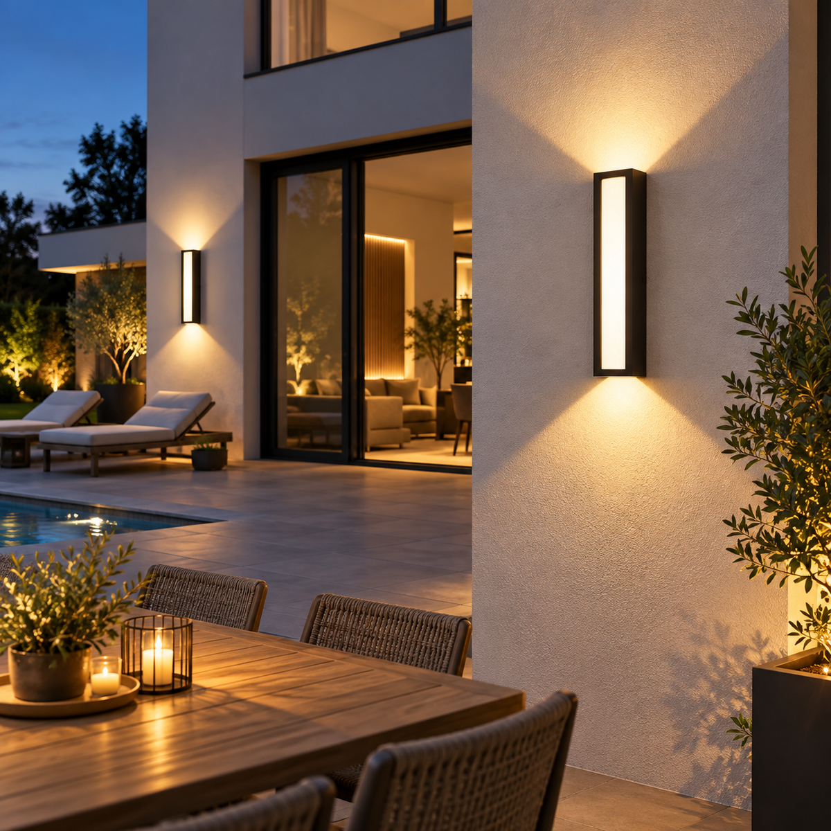 Applique murale LED extérieure - Sélène